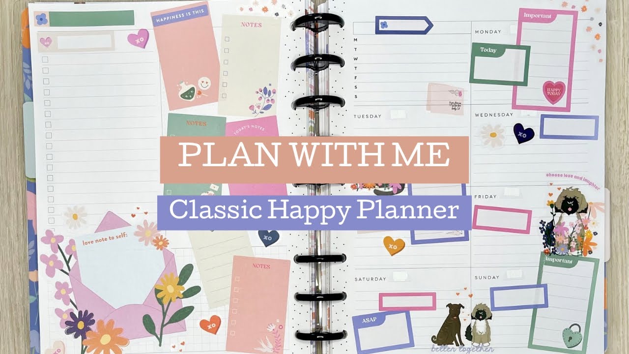 PLAN WITH ME | CLASSIC HAPPY PLANNER | Valentine’s Day
