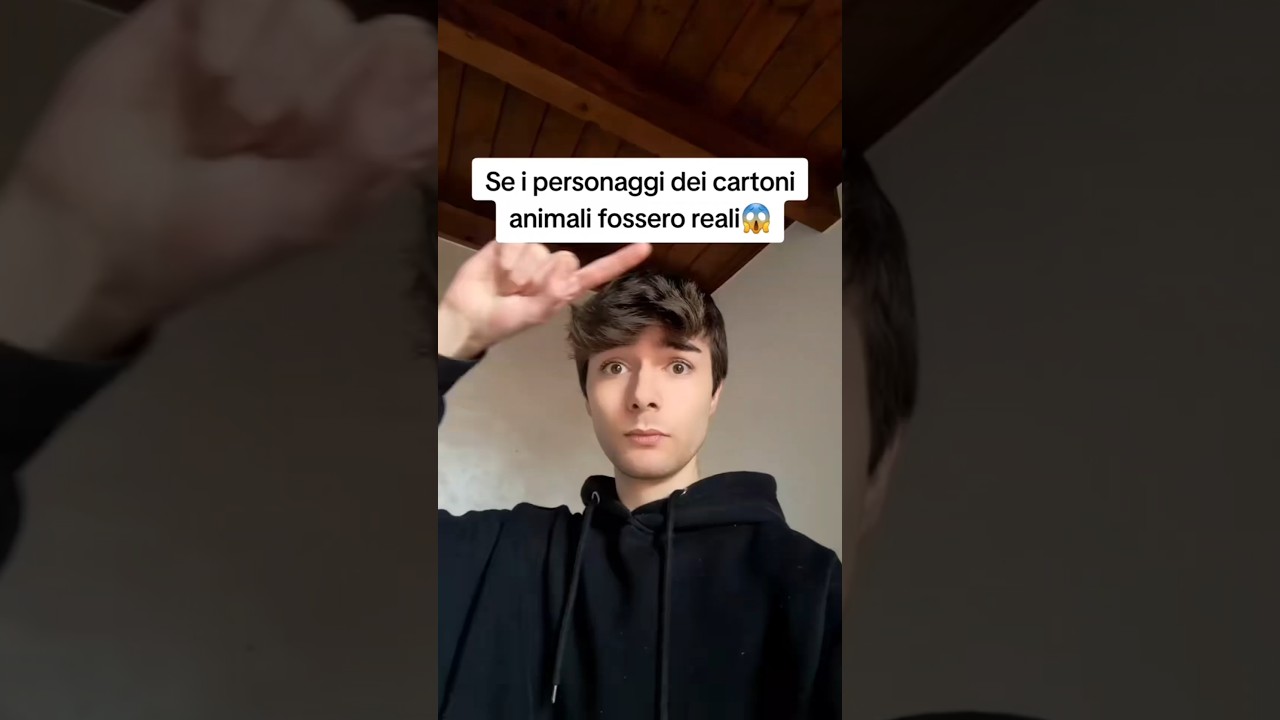 Se i PERSONAGGI dei CARTONI ANIMATI fossero REALI!😱 #virale