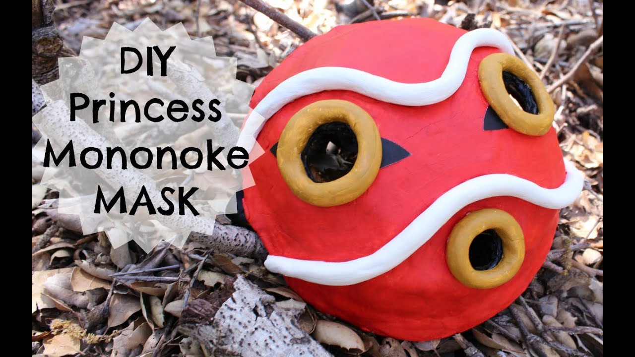 PRINCESS MONONOKE MASK ❤ COSPLAY TUTORIAL