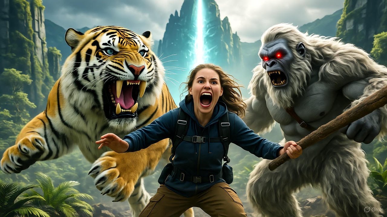 Prehistoric Time Travel: Mountaineer Girl Survives Deadly Sabertooths | Yeti Encounter (Part 1)