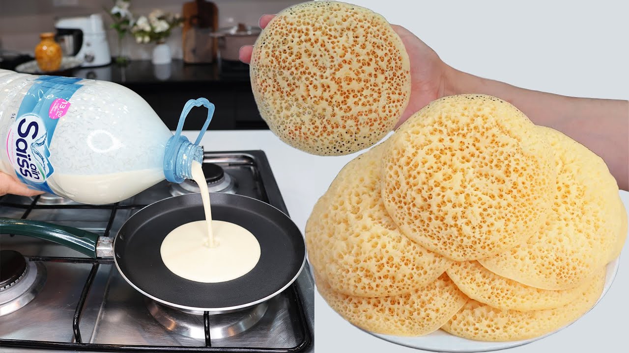 علاش تعجن البغرير في الخلاط! حضريه في البيدوزا بلا ما ديري يدك في العجينة مجعب وخفيف أحسن من الزنقة