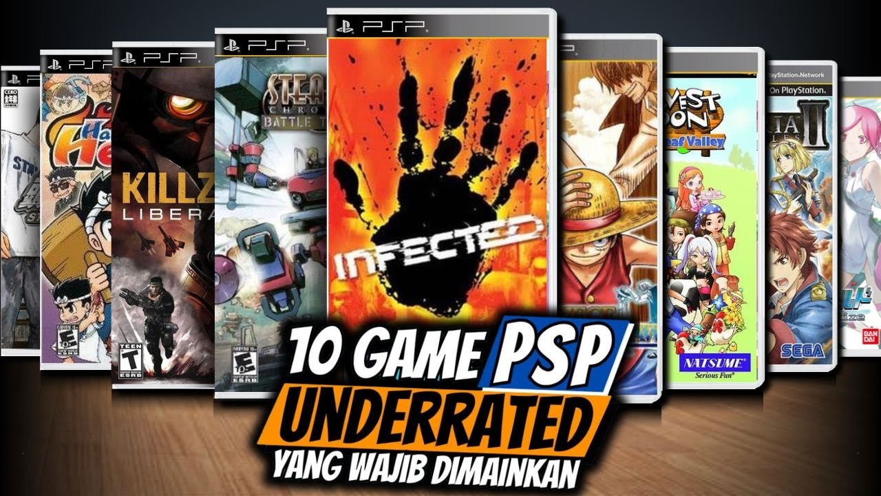 10 GAMES UNDERRATED PSP TERBAIK !!