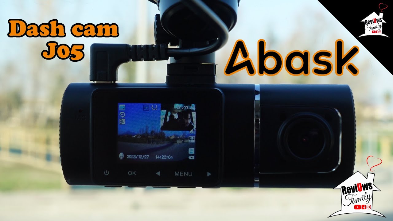 Dash Cam Abask J05 - Doppia camera Full HD