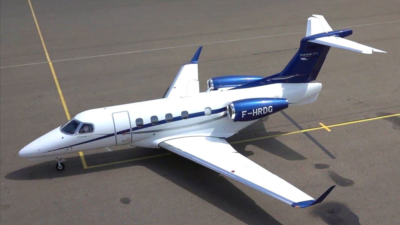 Embraer Phenom 300E | F-HRDG | Takeoff at Nancy Essey Airport | Luxurious Business Jet