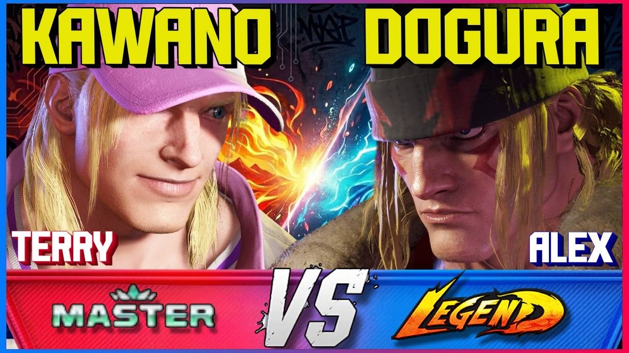Kawano (Terry) vs Dogura (Alex) 🔥 INSANE Combo Match SF6