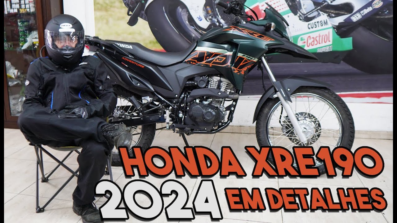 HONDA XRE 190 ADV 2024 EM DETALHES!