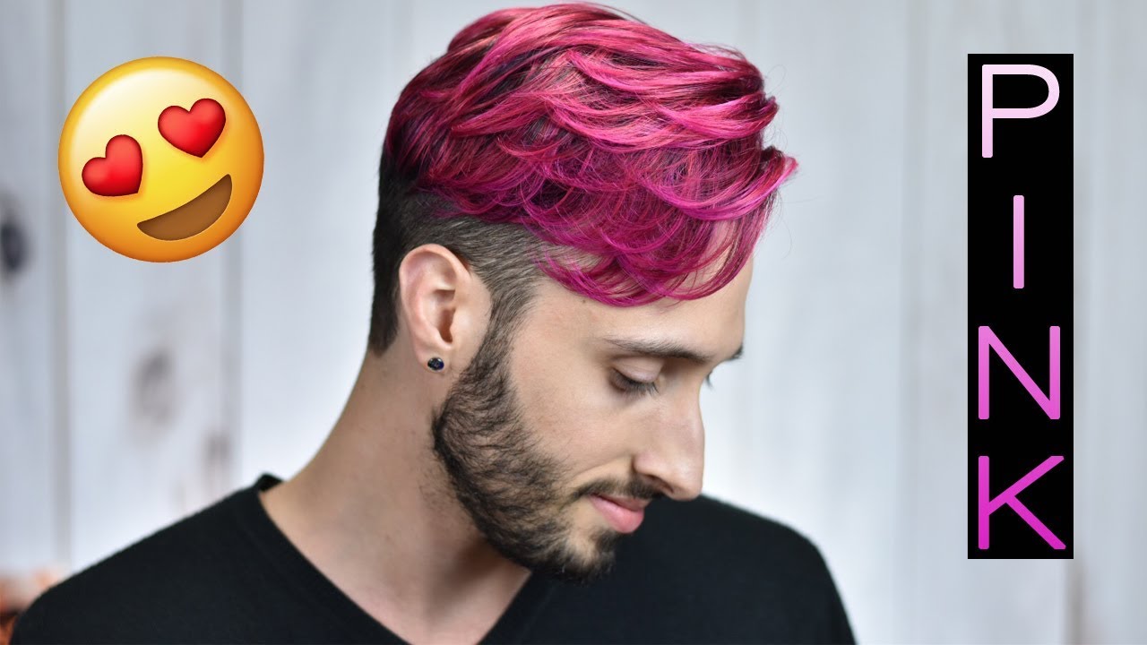 🦄 MULTI SHADE PINK HAIR 🦄 Cut & Color Session | Men's Hair 2019