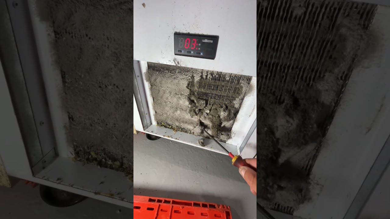 HOW TO CLEAN A CONDENSER COIL! #fyp #shorts #explore #reels