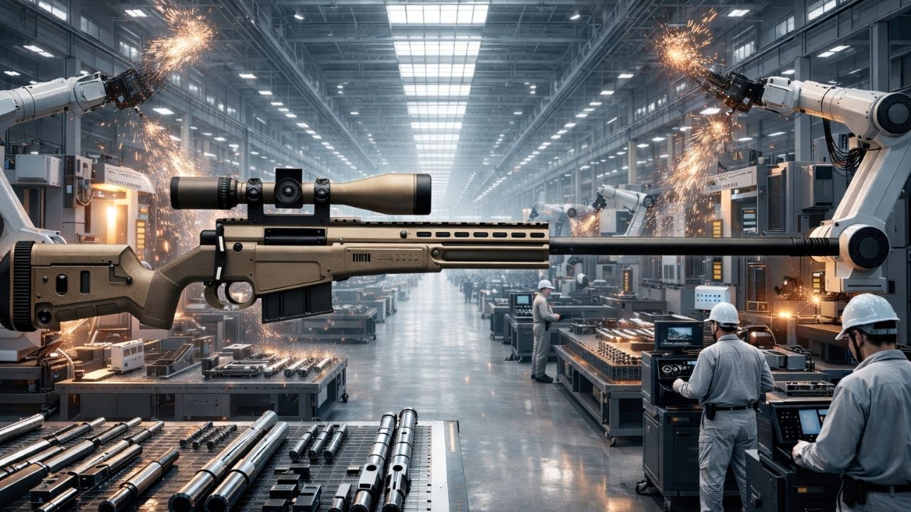 Inside the Sniper Rifle Factory: How Precision Weapons for Modern Warfare Are Assembled