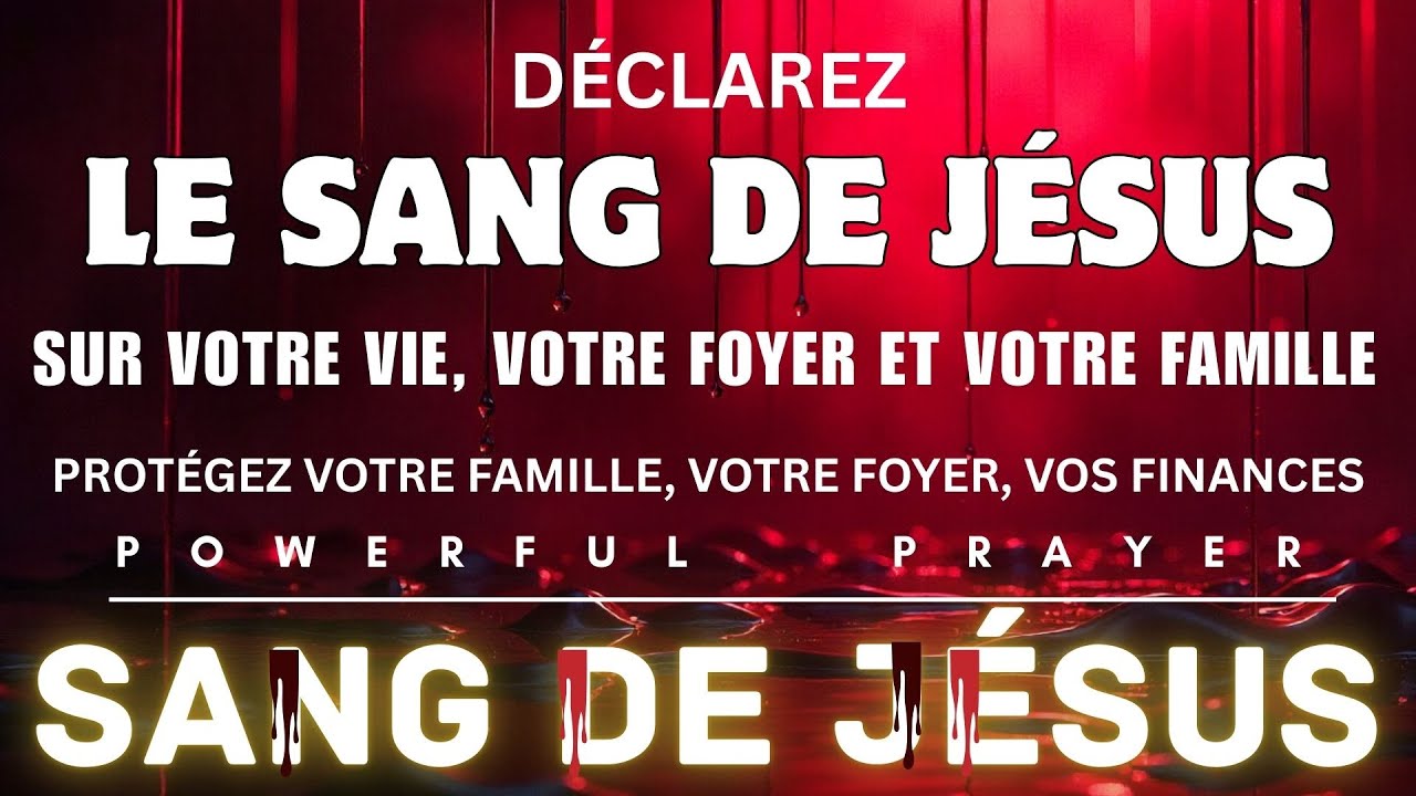 Une Couverture Spirituelle Complète : Plaider le Sang sur chaque domaine de la Vie 24h/24 | V133