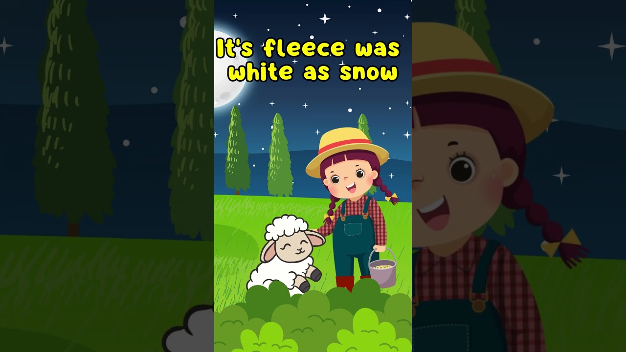 Its fleece was white as snow! | Nursery Rhyme Video