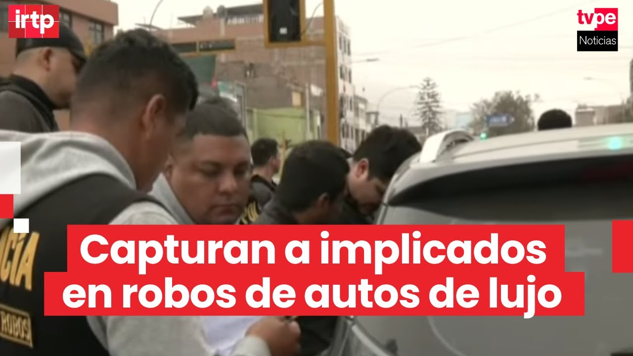 R&iacute;mac: PNP captura a presuntos integrantes de banda dedicada al robo de viviendas y autos