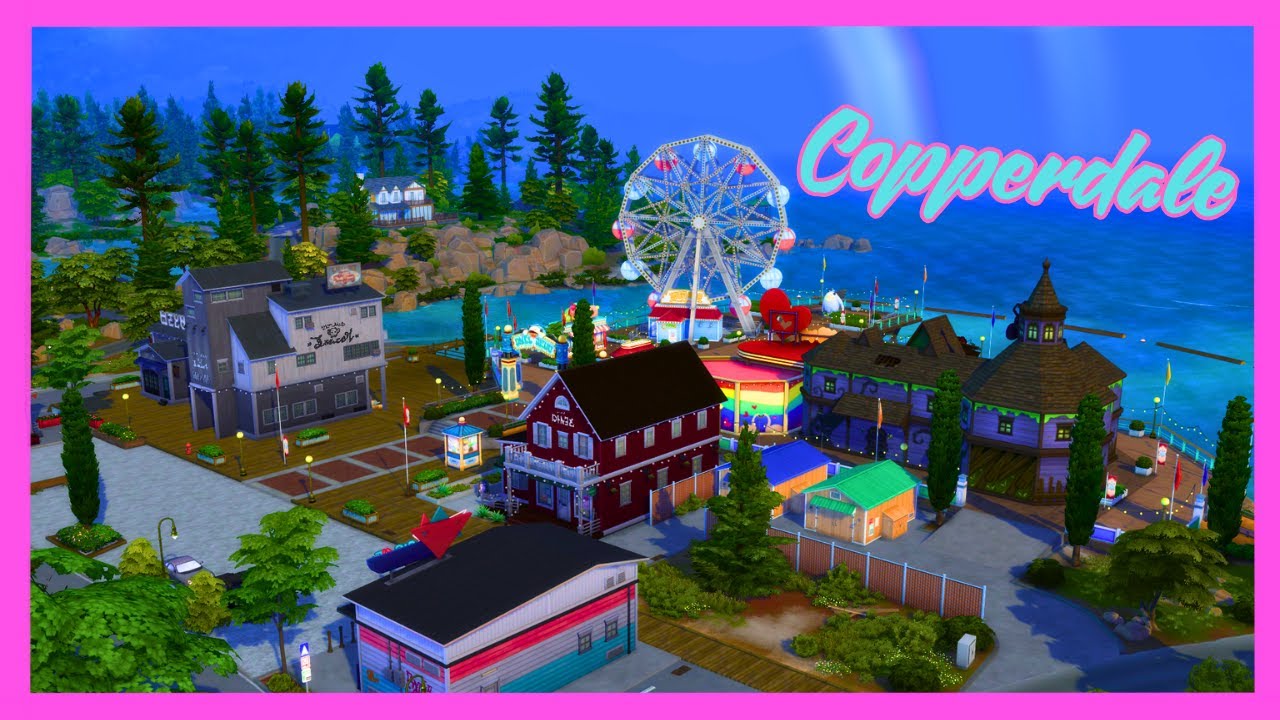 Copperdale is honestly so cute | The Sims 4 No Talking ASMR