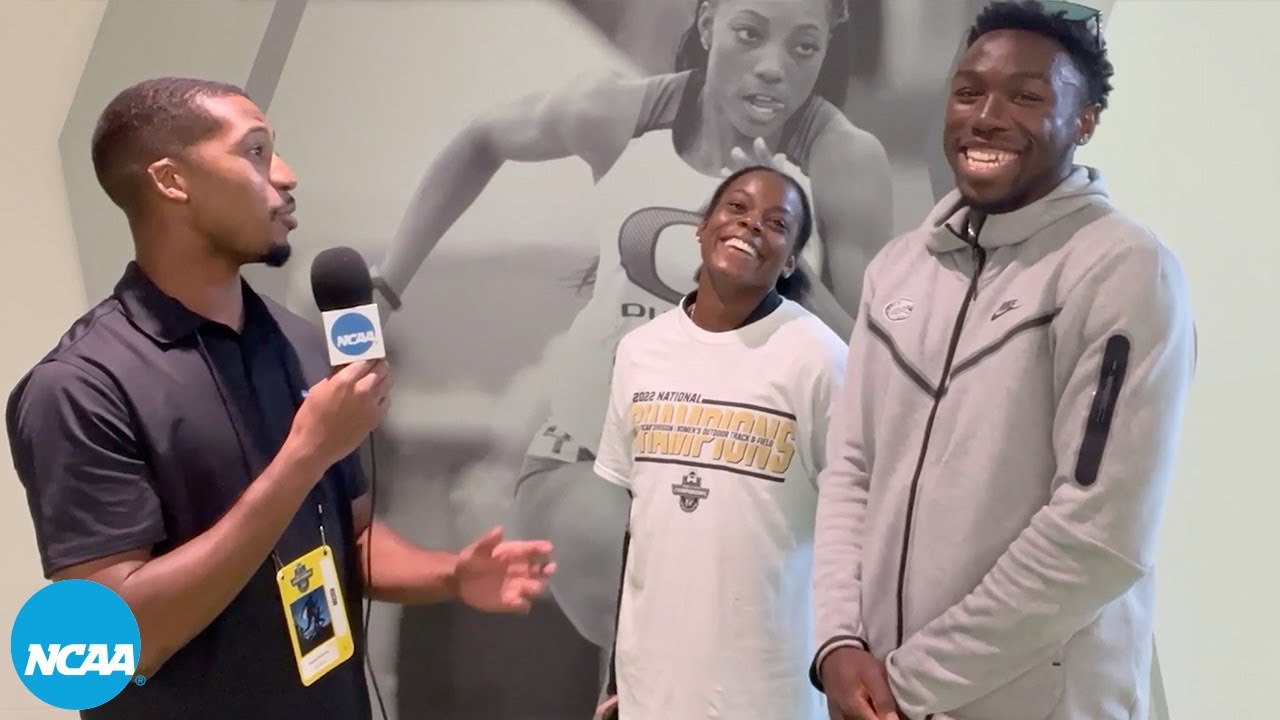 Jasmine Moore and Joseph Fahnbulleh on Florida's national championship sweep