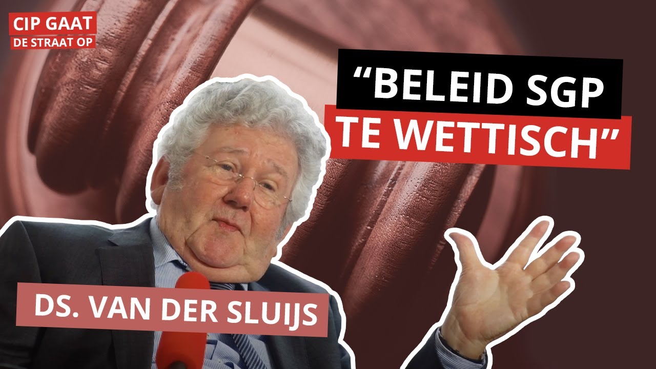 Ds. Van der Sluijs: 