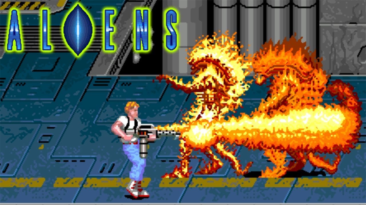 Aliens (Arcade) - Hardest / No Death Playthrough 1080p 60FPS