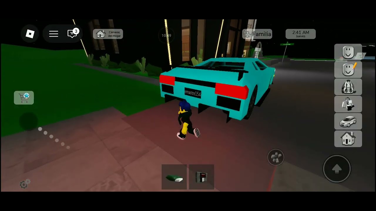 Espiando casas en Brookhaven en roblox pero me banearon de una casa🧐🧐🧐🤣🤣