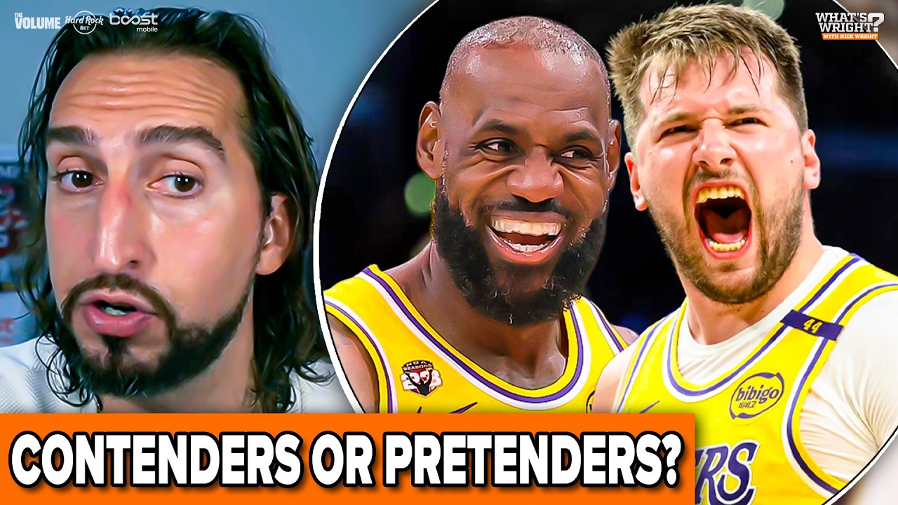 Are RED HOT Luka & Lakers NBA Finals contenders or pretenders? | Nick Wright