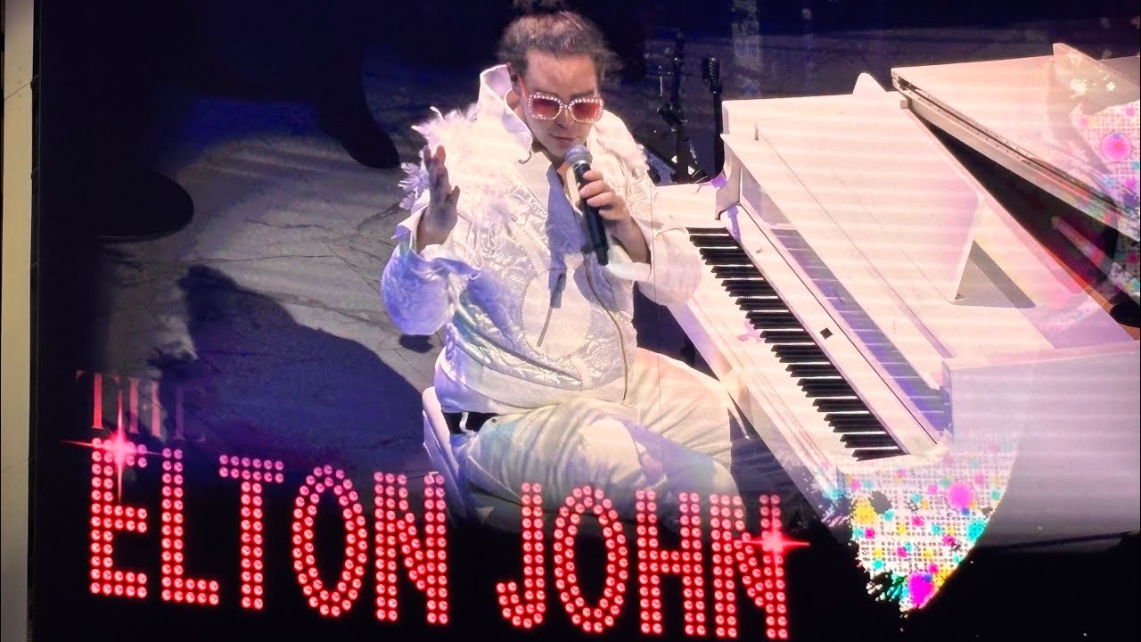 Angus Munro performing Rocket Man by Elton John