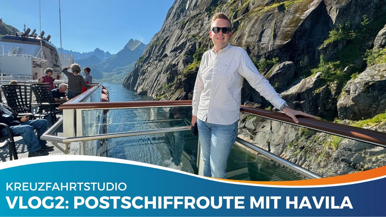Das Highlight in Norwegen: Trollfjord-Passage mit dem Postschiff Havila Pollux - VLOG2