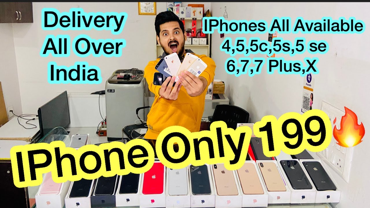 Sale Mai Iphone Only 199 🔥 IPhone SE Only 5499! Xs max Only 36999! Delivery all over India!