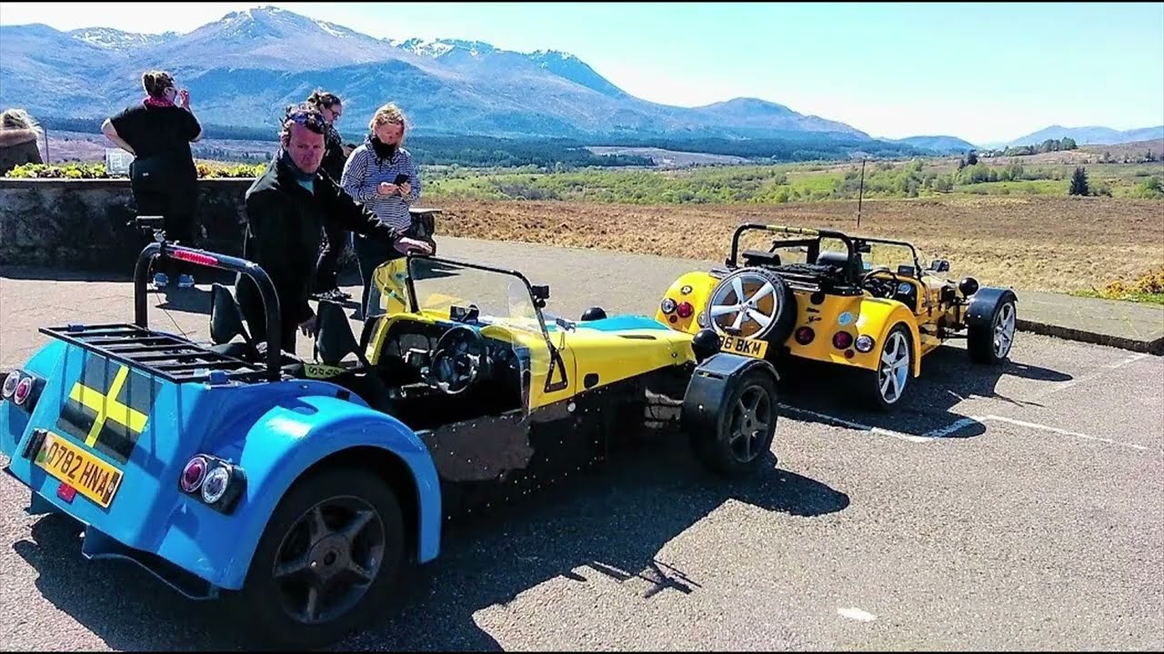 Scottish Highlands, Memory of Tony Binnion in his Tiger Kit car { Scottish Highlands }