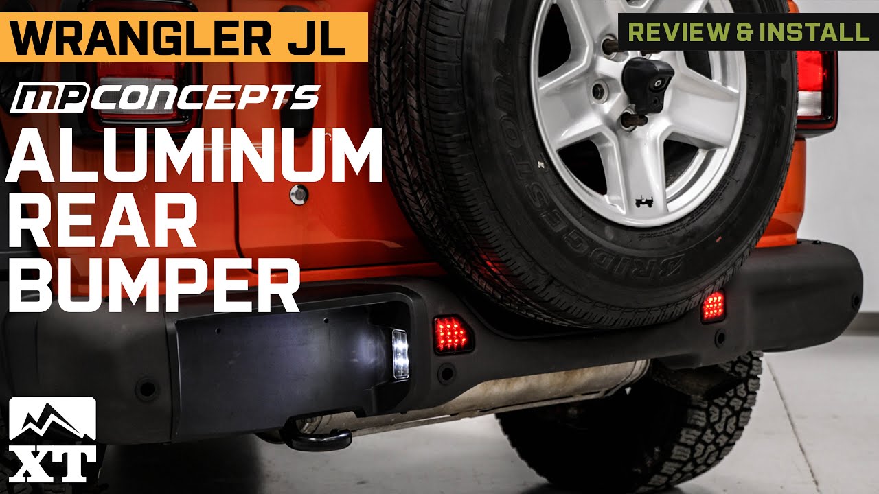 Jeep Wrangler JL MP Concepts Forged Aluminum Rear Bumper Review & Install