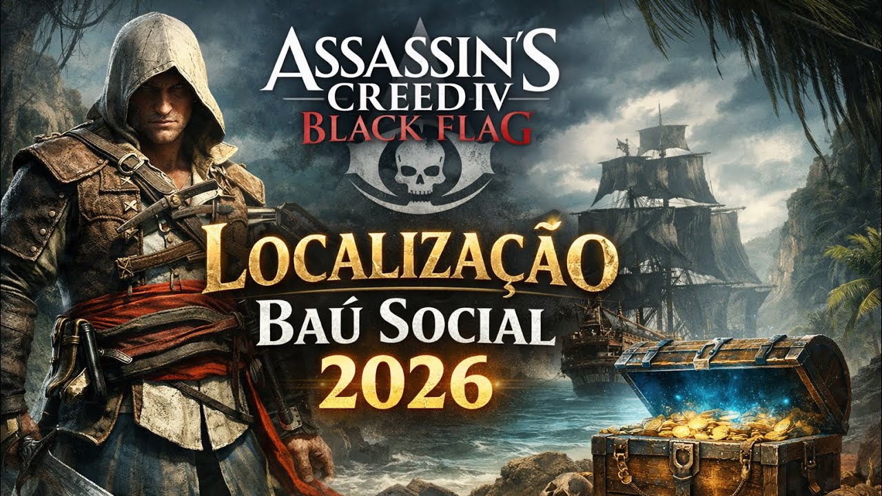 Assassin's Creed Black Flag Localiza&ccedil;&atilde;o ba&uacute; social 2024