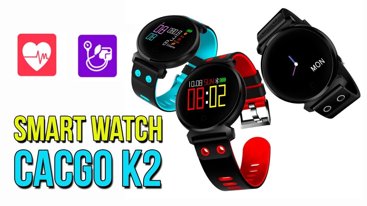 УМНЫЕ ФИТНЕС ЧАСЫ CACGO K2 - ДО 30 ДНЕЙ БЕЗ ЗАРЯДКИ - АЛИЭКСПРЕСС