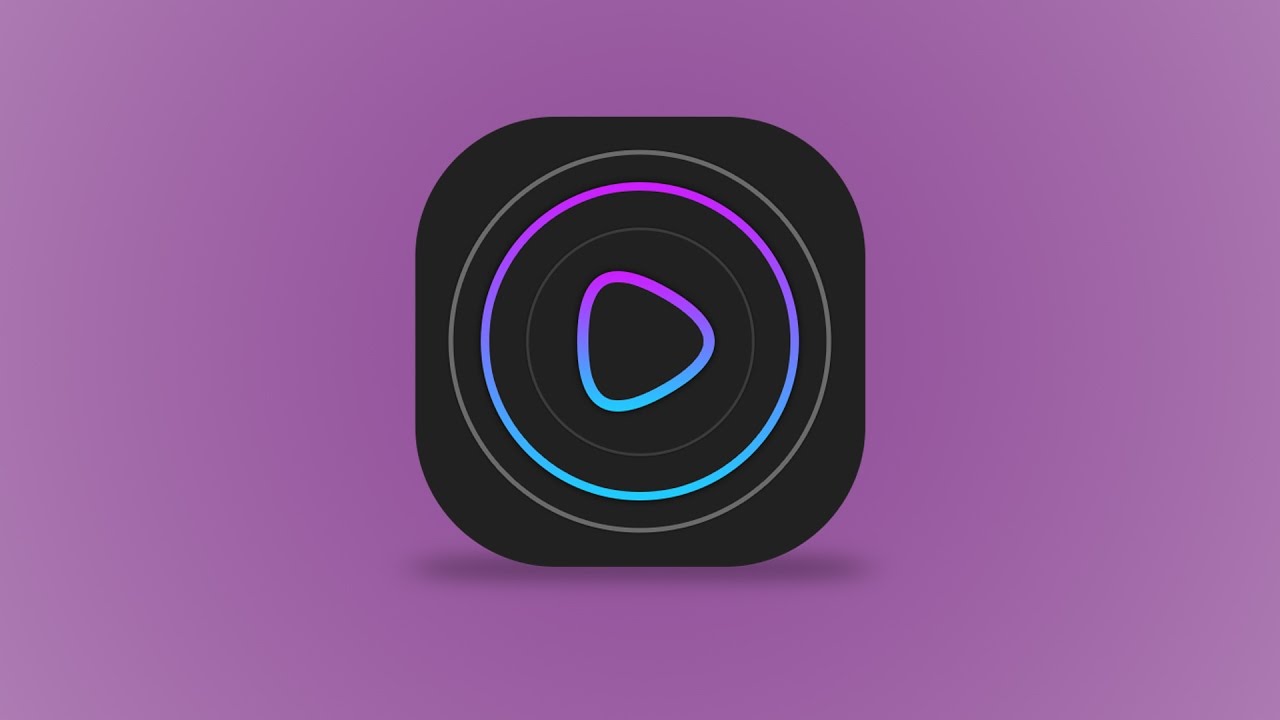 Design a Music/Video Player App Icon - Photoshop CC 2017 - Tutorial