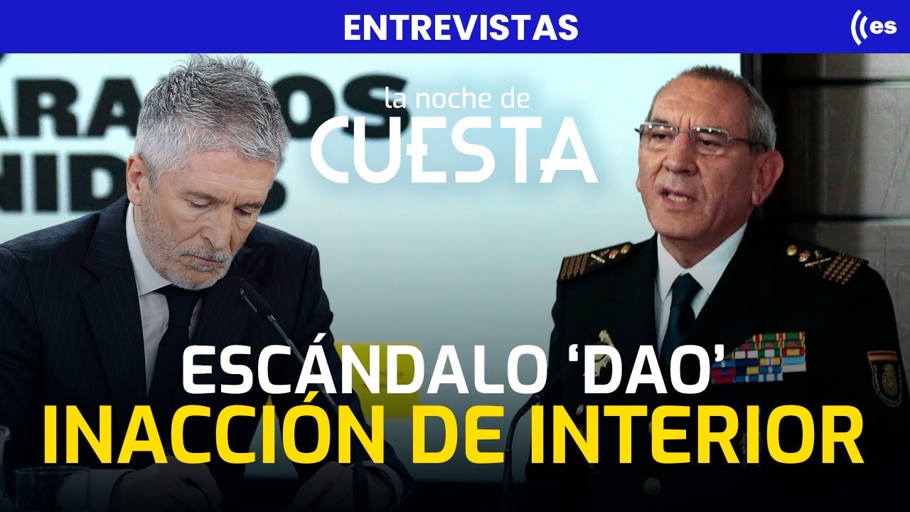 La inacción de Marlaska en el escándalo policial del DAO