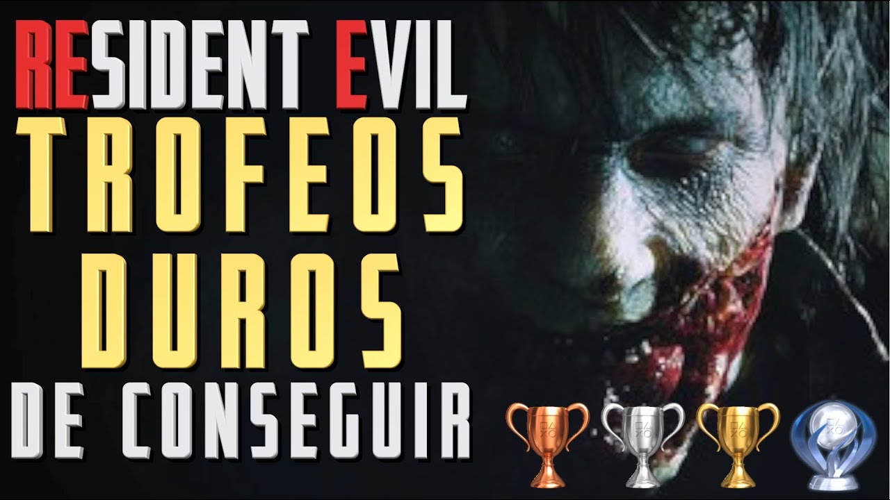10 TROFEOS de la saga RESIDENT EVIL que ACABARÁN con tu paciencia