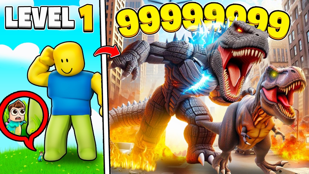 ROBLOX EAT A DINOSAUR SIMULATOR..😱