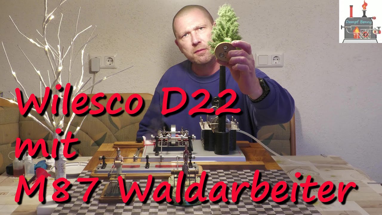 Wilesco D22 mit M87 Waldarbeiter