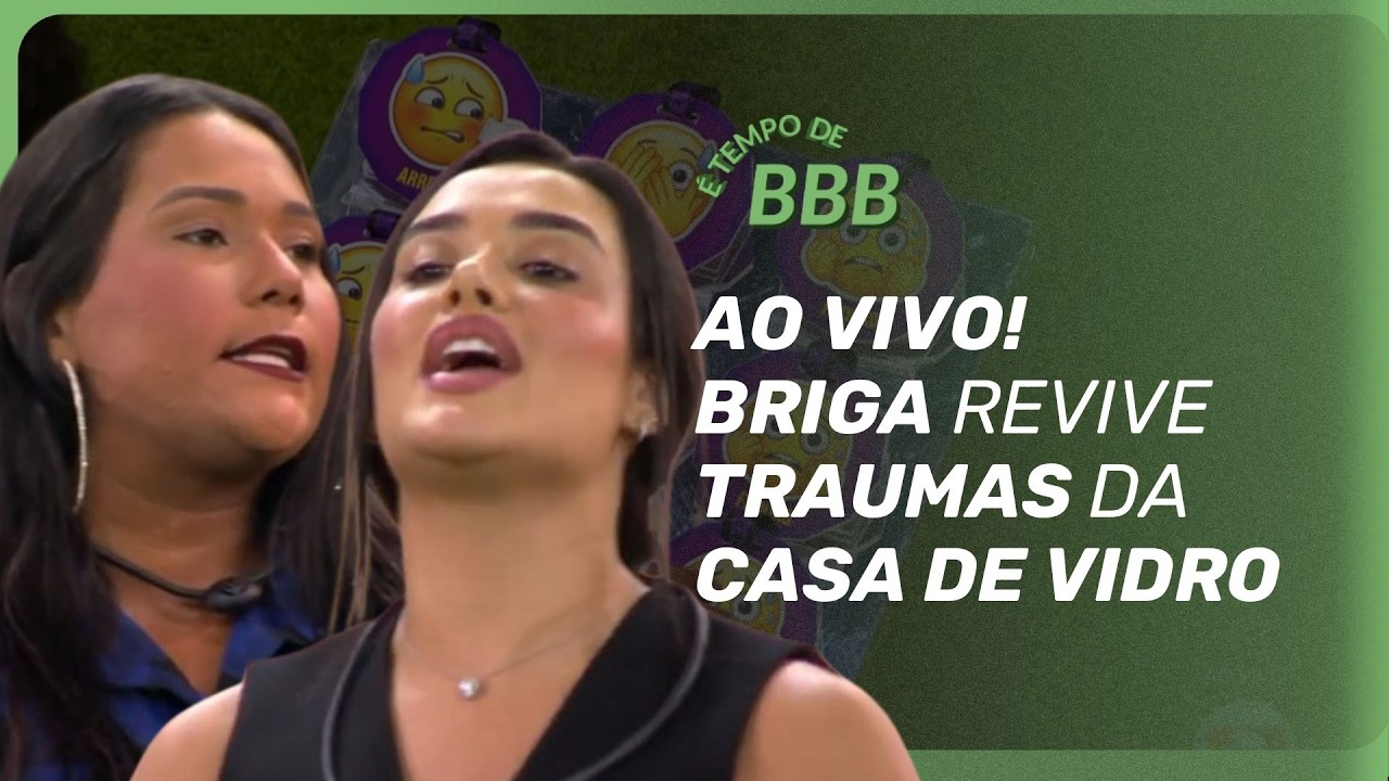 BBB 26 AO VIVO: Sincerão tem discussões e BRIGA FEIA entre Chaiany e Jordana