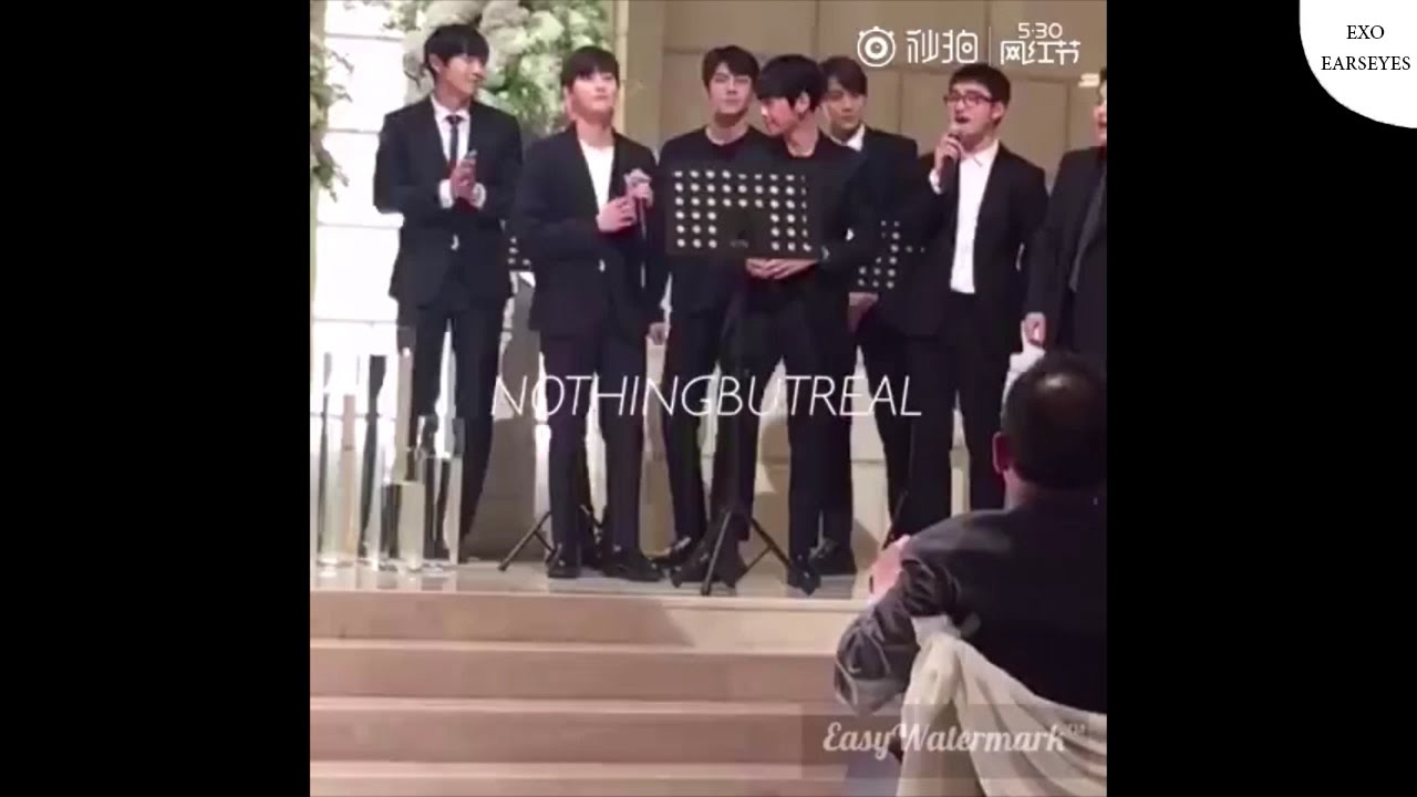 EXO - 좋아좋아 (I Like You) at Lee Seunghwan Manager's Wedding [KR/EN/TH CC]