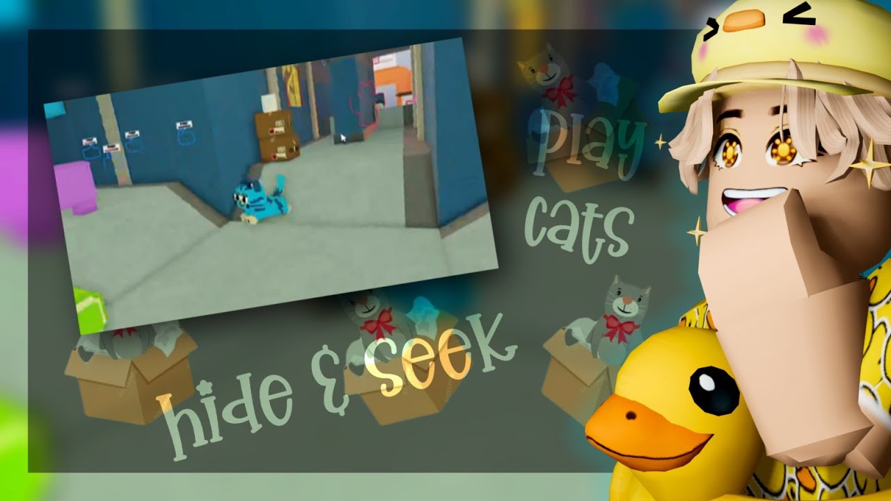 Прятки, но я кот!!!//Roblox//Play cats: Hide & Seek