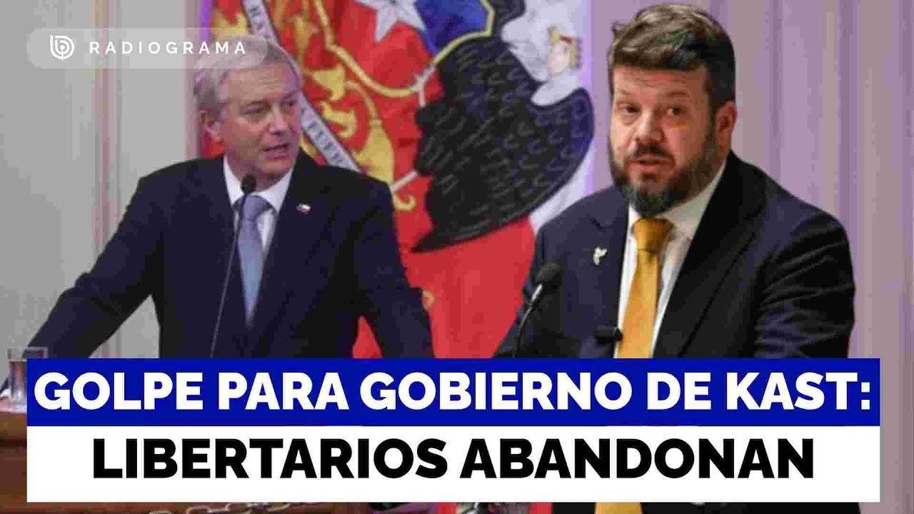 Golpe para el gobierno de Kast: Partido Nacional Libertario se resta de la próxima administración