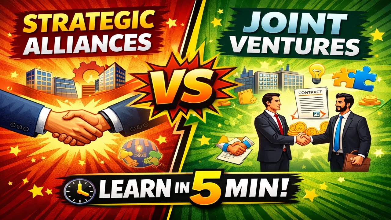 Strategic Alliances vs Joint Ventures