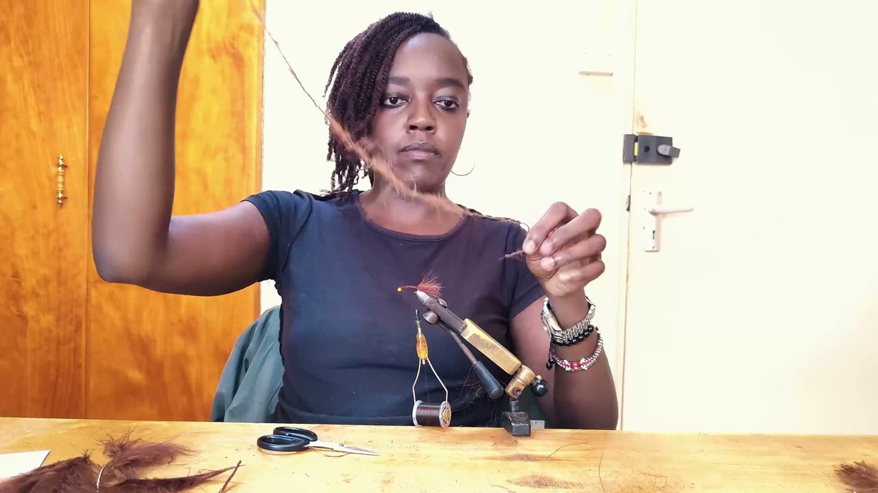 Fly tying Mohair leech | Fly tying tutorial