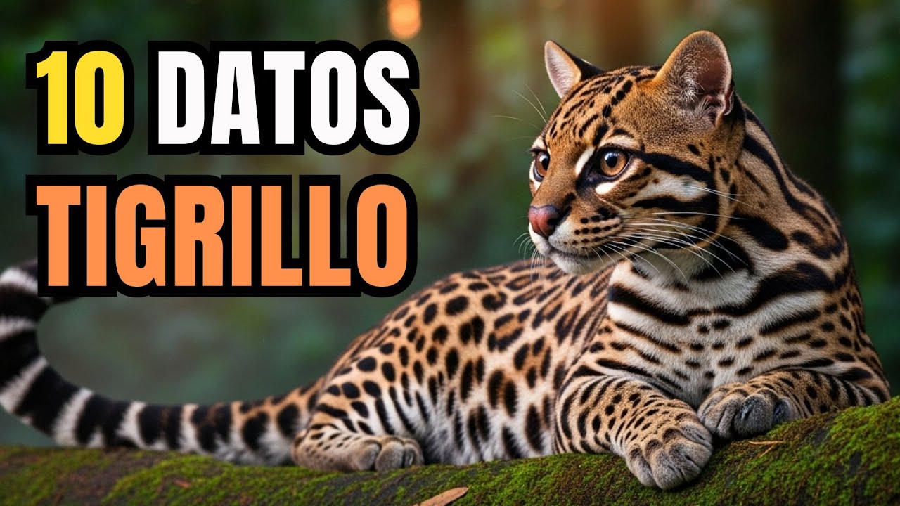 10 Datos Curiosos del Tigrillo - NO es un Tigre ni un Gato ¿Qué es?
