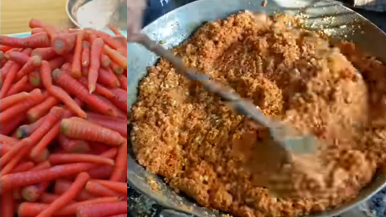 gajar pak with restaurant style / गाजर पाक बनाने का सबसे आसान तरीका।
