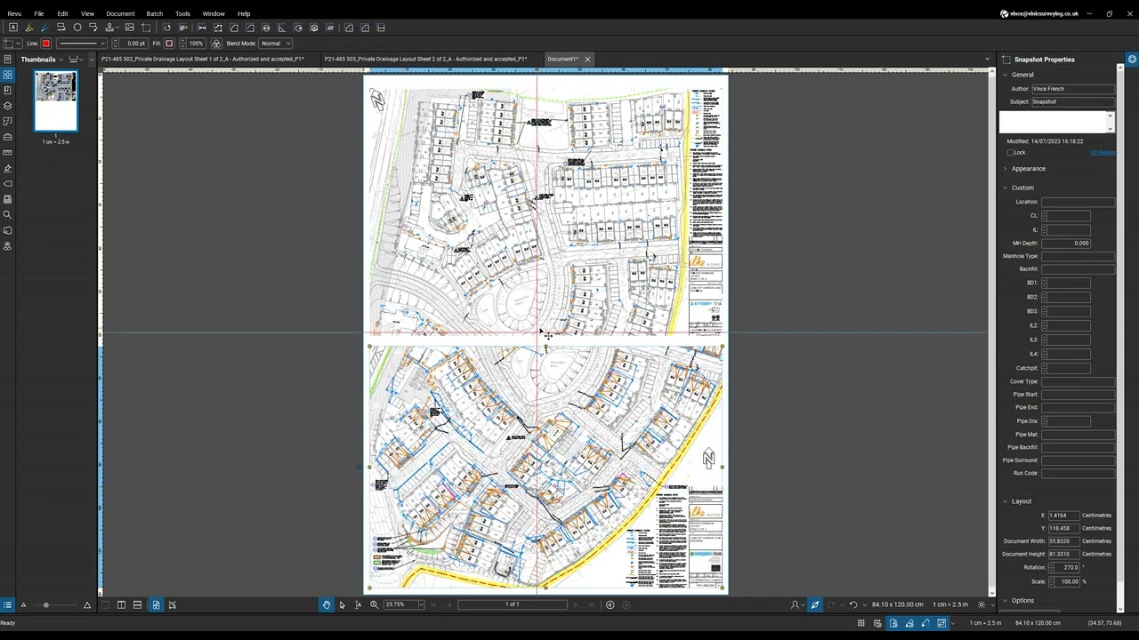 Bluebeam - Joining / Stitching Drawings Together