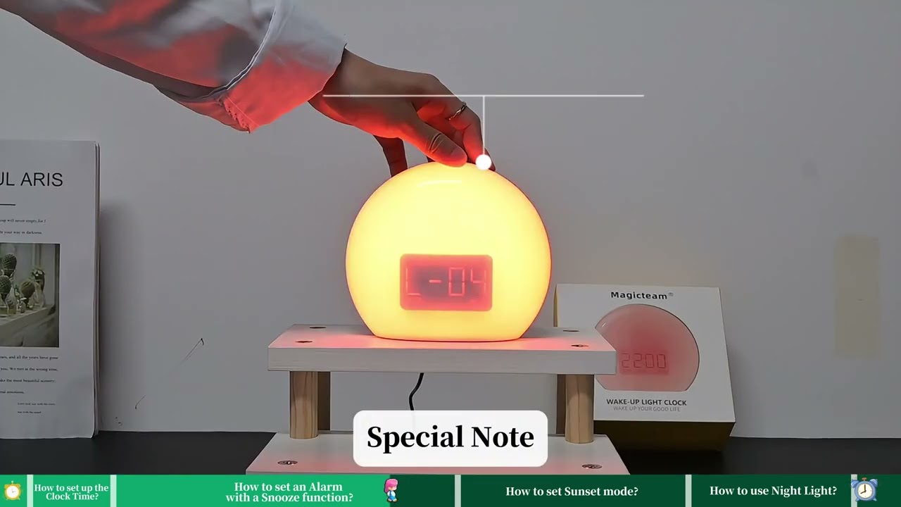 Magicteam Wake Up Light Instructions