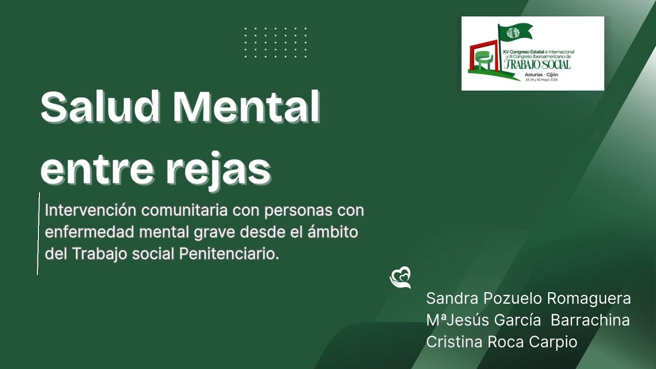 Salud mental entre rejas. Intervención comunitaria con personas con enfermedad mental grave desde el