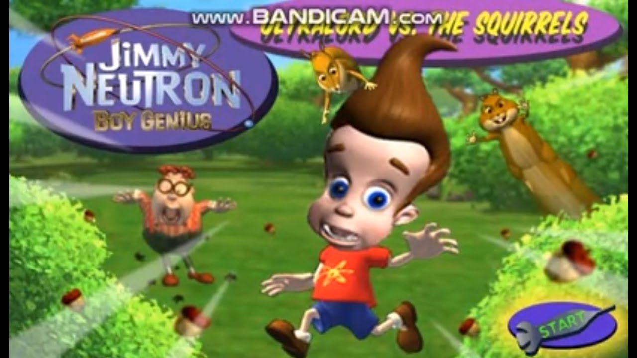 Jimmy Neutron Ultralord vs. the Squirrels (Nickelodeon Games)