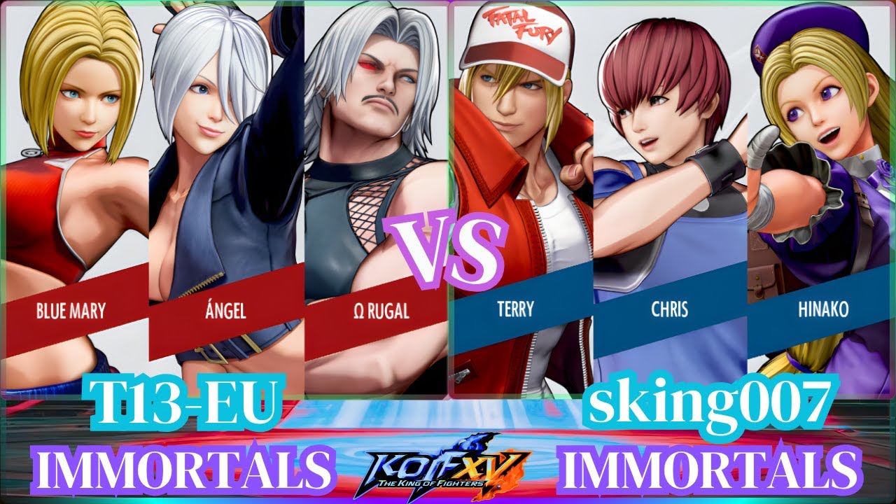 KOF XV🔥T13-EU против sking007🔥Следующий уровень комбо KOF 15 Season Advance🔥Ранговый матч🔥