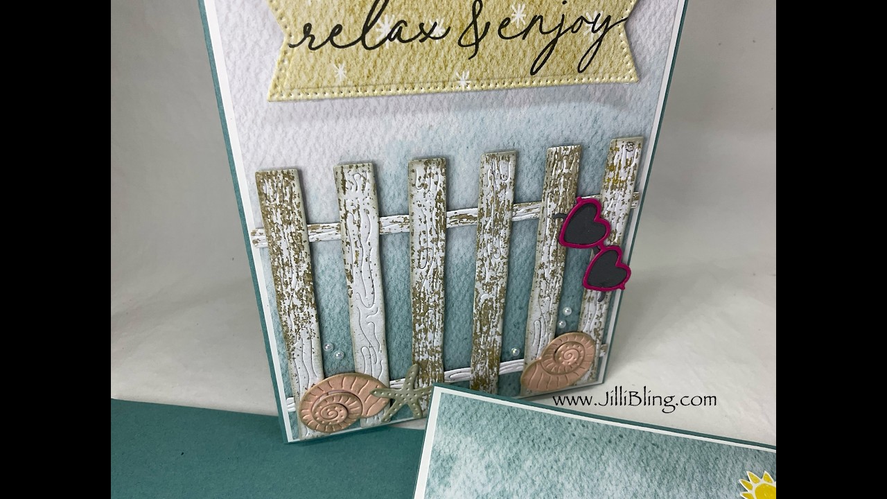 Notes & Totes July Avid Stampers - Beachy Card - 1 of 3