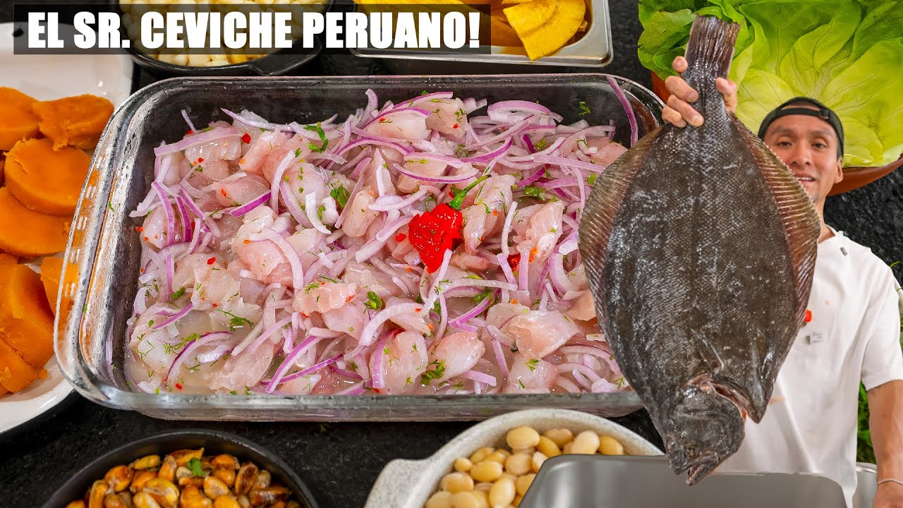 Como hacer un buen Ceviche PERUANO en un toque | Abelca