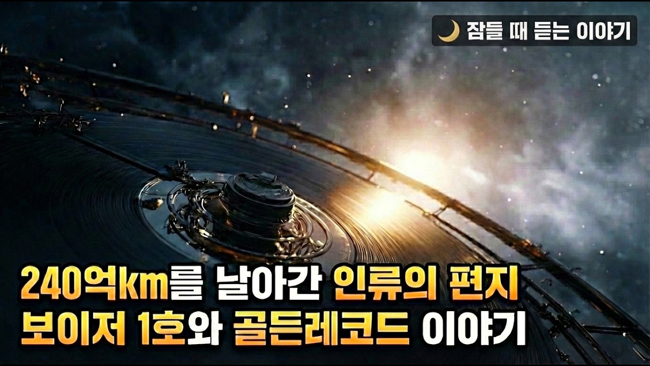 🌙 틀어놓고 주무세요 | 10억 년 뒤에도 남을 인류의 마지막 선물, 보이저 1호와 골든레코드 이야기